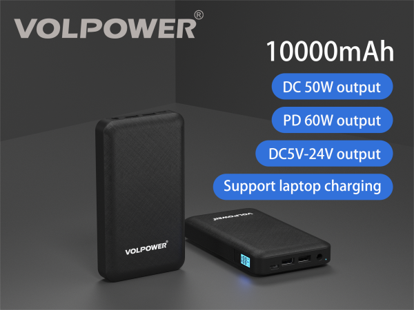 P40  DC +PD Laptop Power bank 10000mah